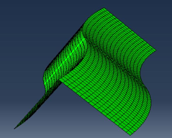 13 cm undeformed model