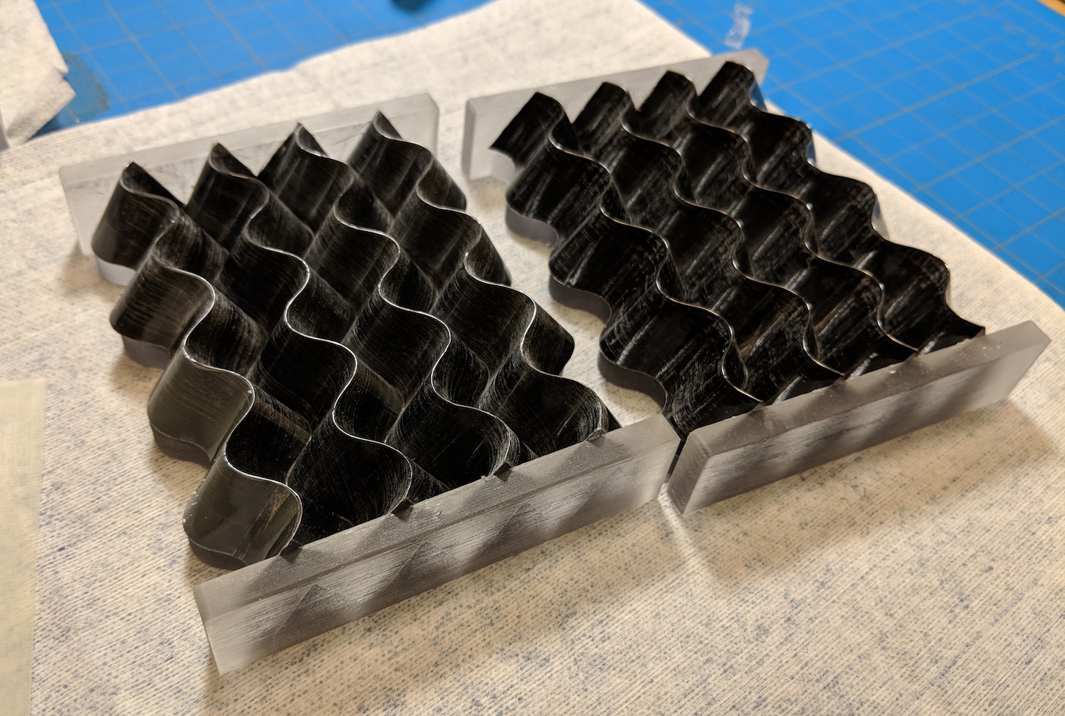 real curved crease model